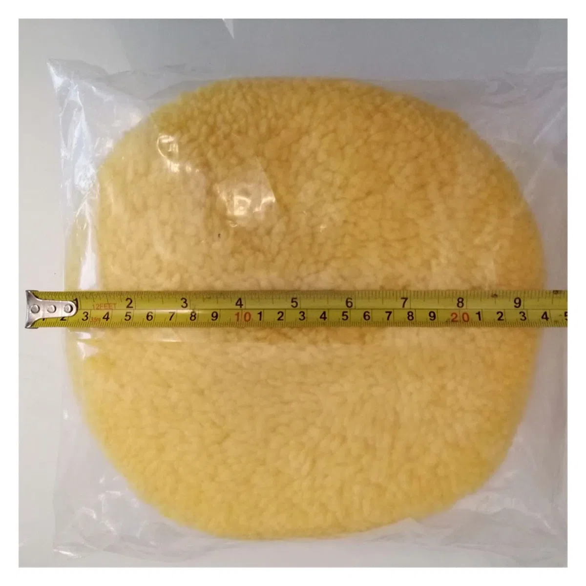 yaoqijie 8-calowa wełniana nakładka polerska polerska tarcza wełniana wełniana podkładka polerska do polerowania samochodu tarcza polerska lasting (Color : 8inch x 1pc, Size : Wool Wheel)